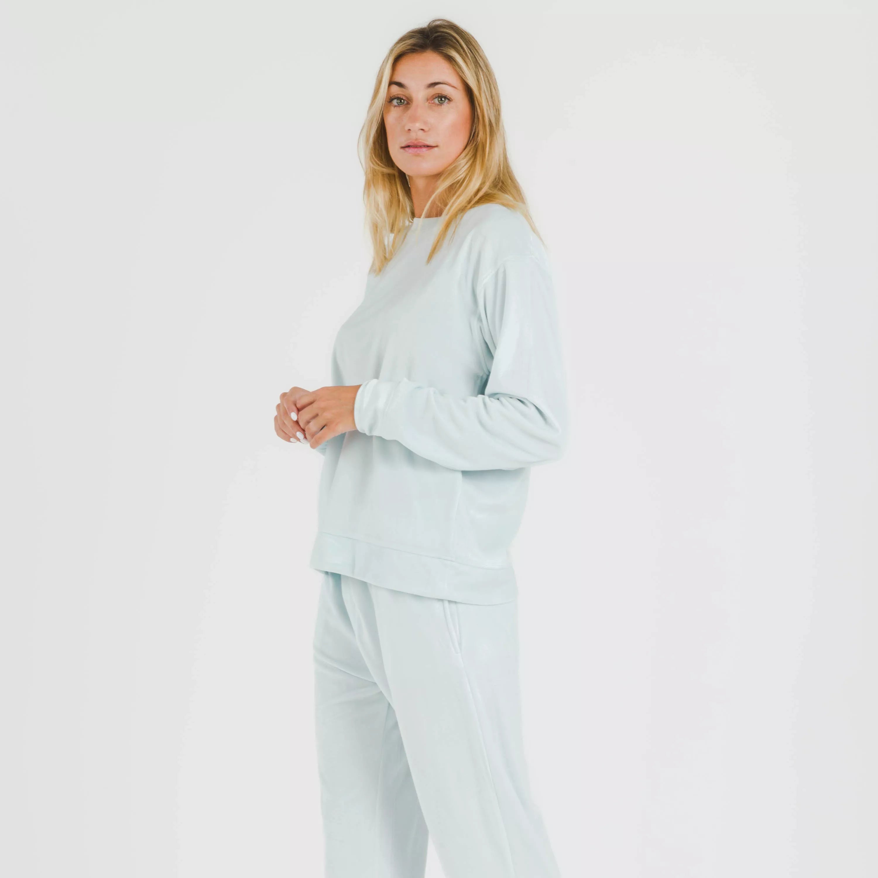 Pijama largo Velvet liso