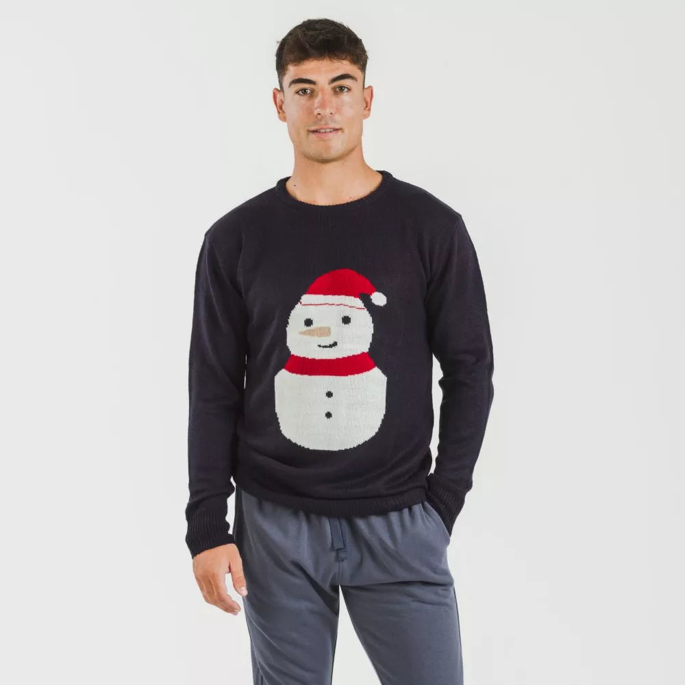 Men's Snowy navy blue jersey