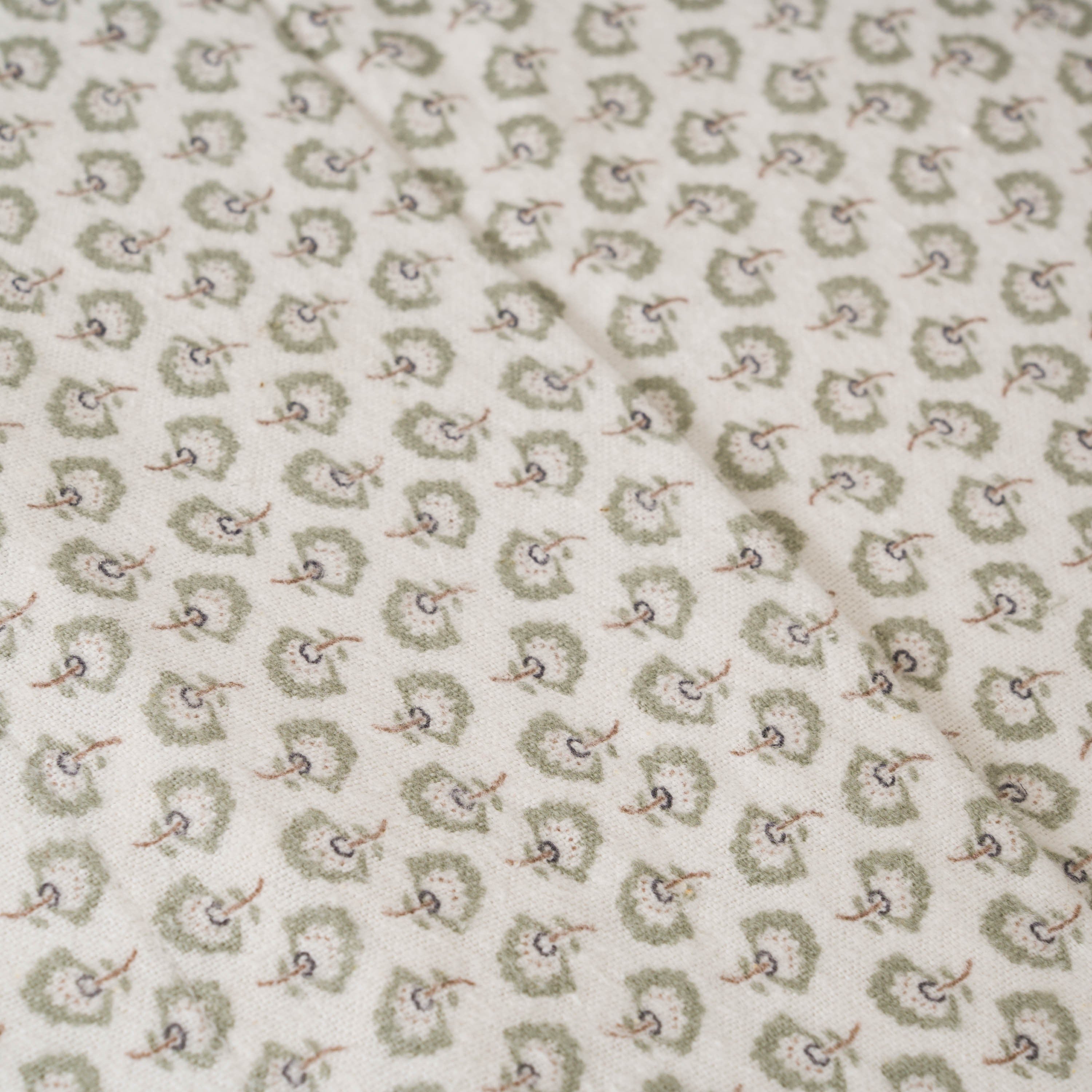 Jogo de lençóis de flanela Diana verde Tiffany