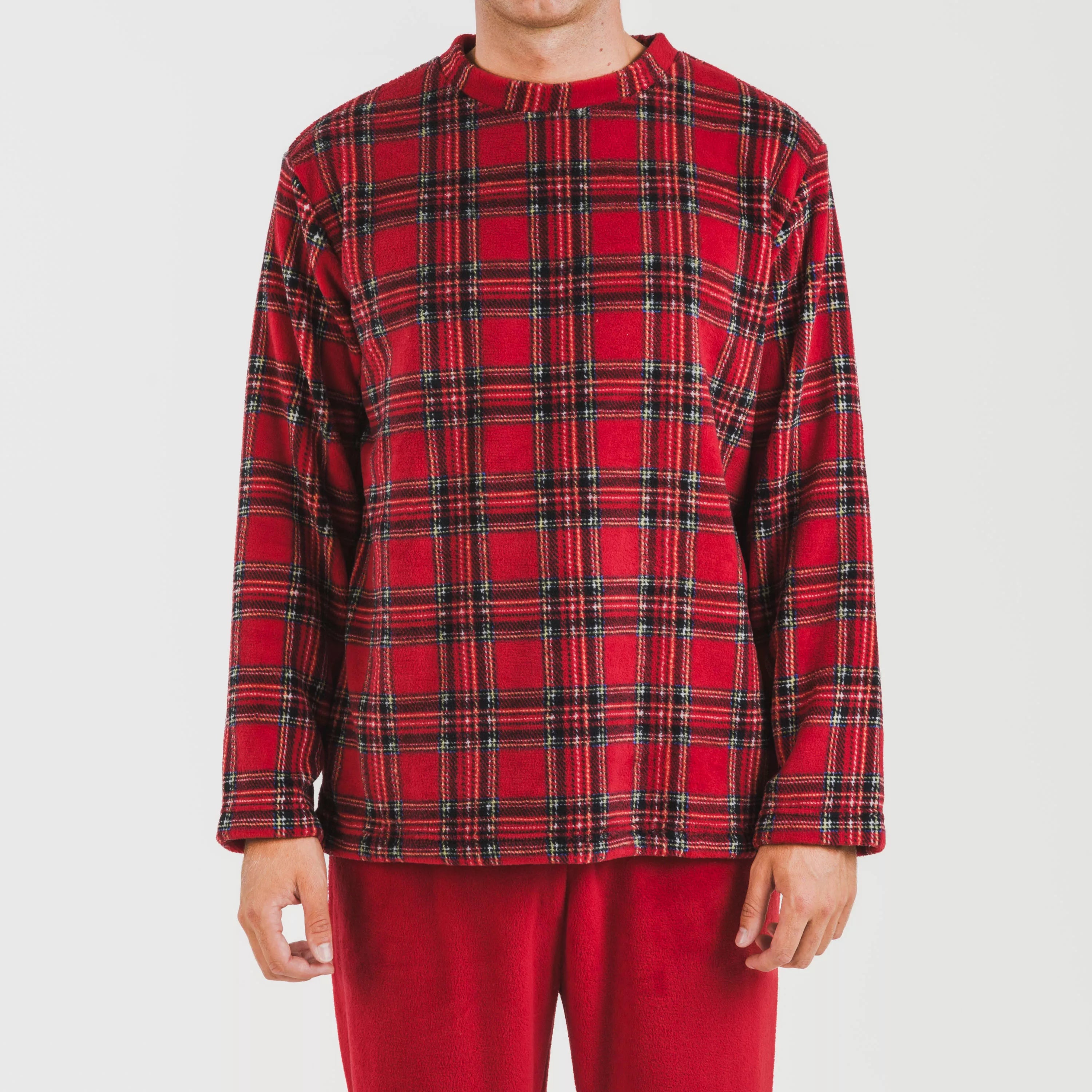 Pijama masculino coral Nicolas vermelho