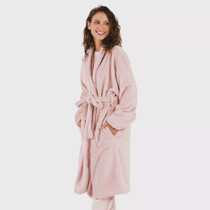 Bata terciopelo Raya lisa