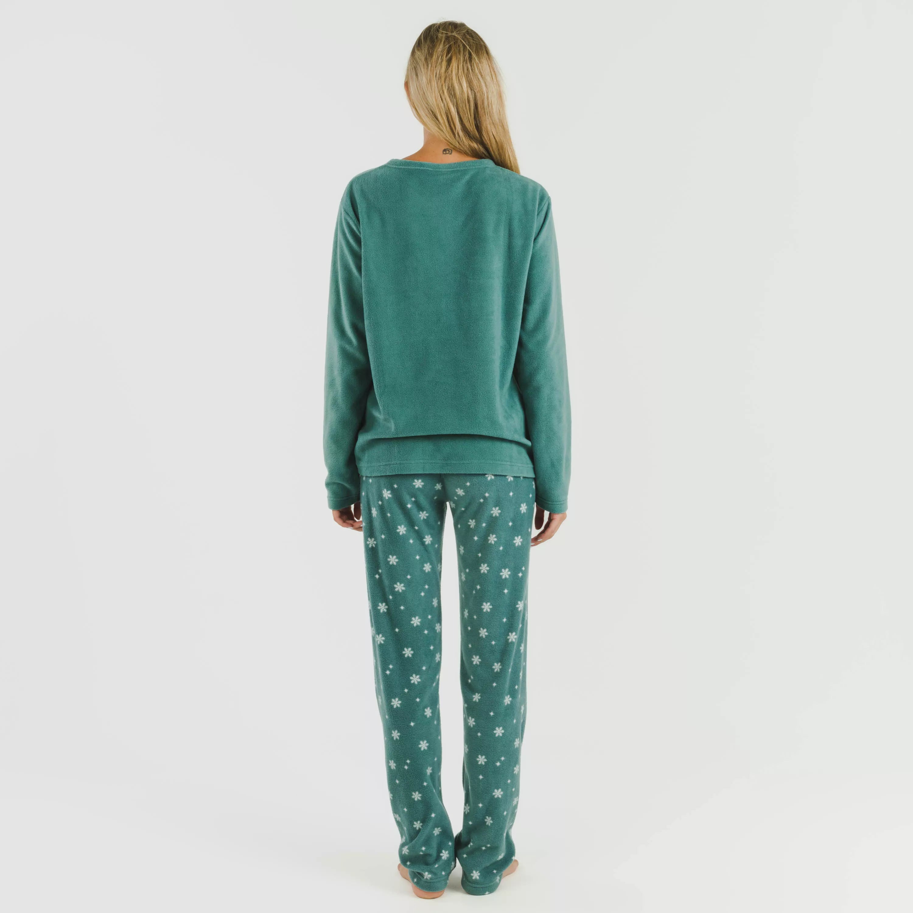 Pijama polar Elf verde frances