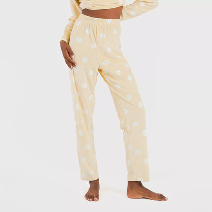 Pijama terciopelo Dula vainilla