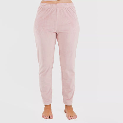 Pijama de veludo Little Cloud rosa claro