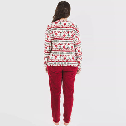 Pijama coral Joshie burdeos