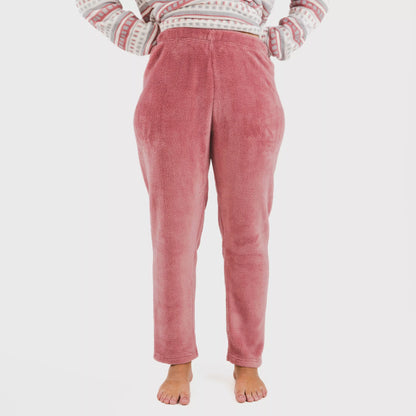 Pijama Giulia rosa malva coral