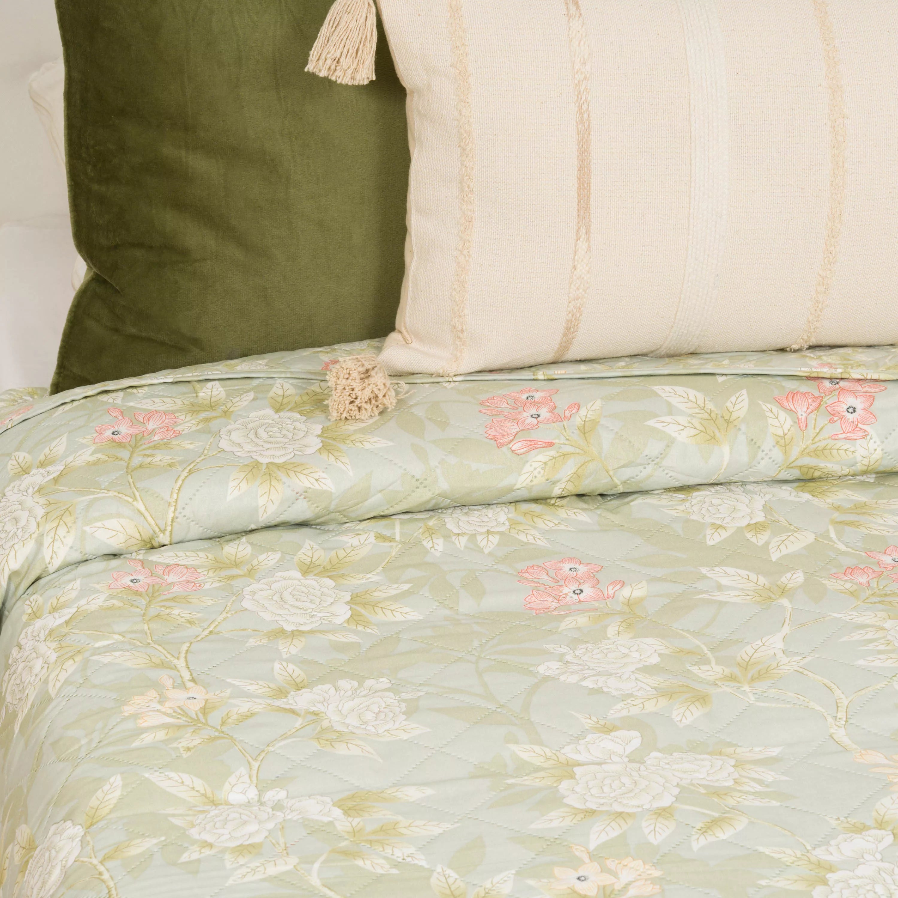 Colcha bouti Mika verde