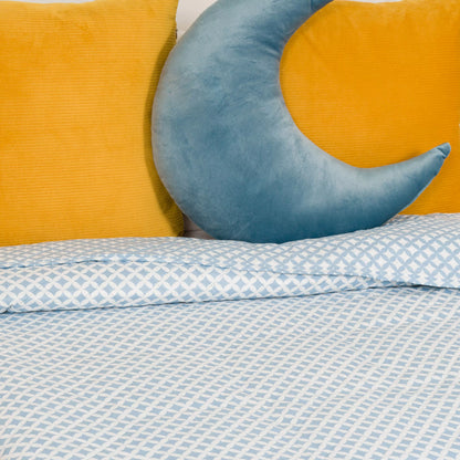 Colcha de retalhos Ohio índigo