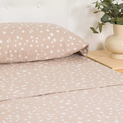 Jogo de lençóis de flanela Universe Sand