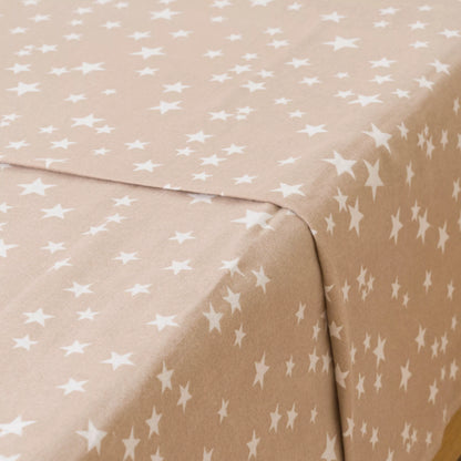 Jogo de lençóis de flanela Universe Sand
