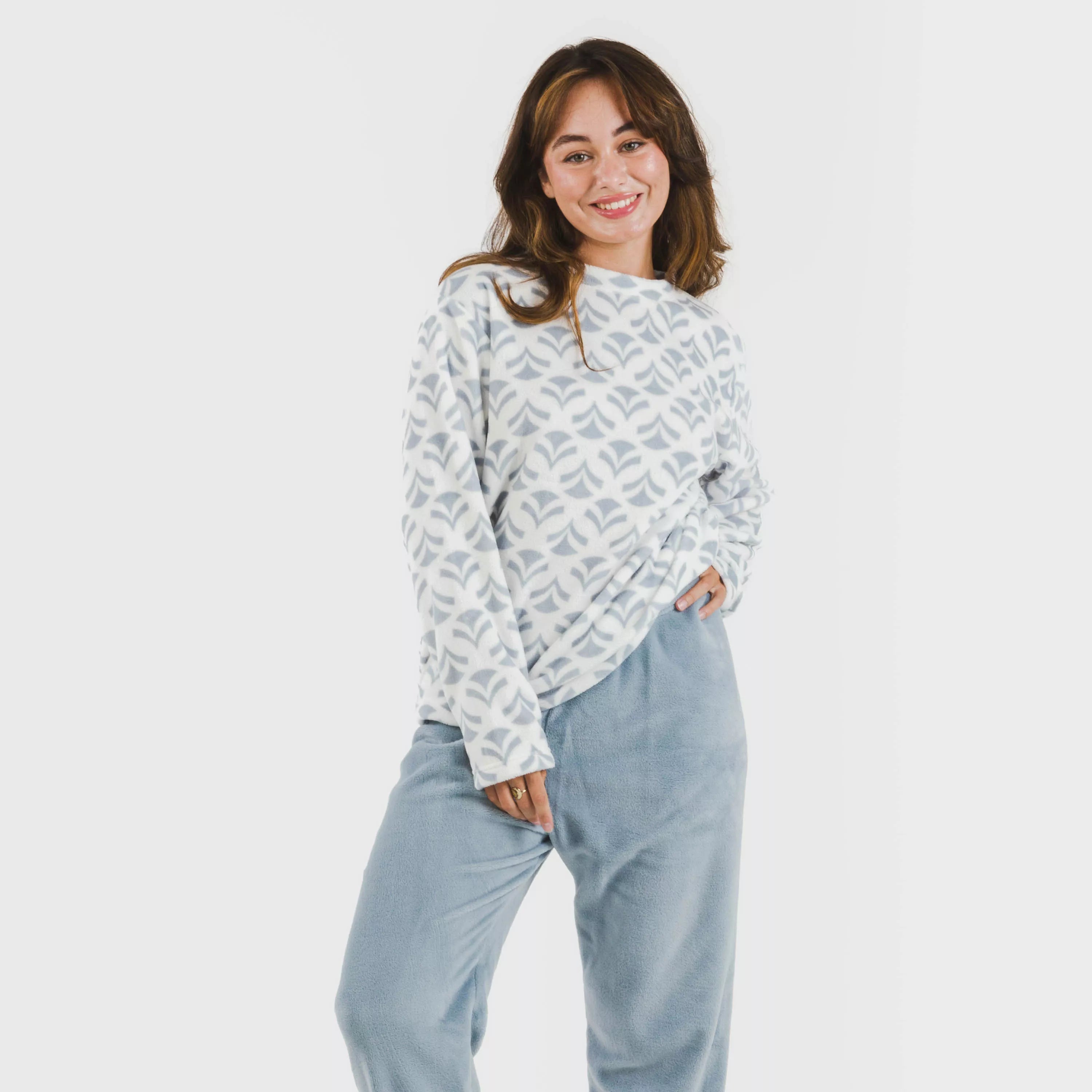 Pijama coral Etea indigo