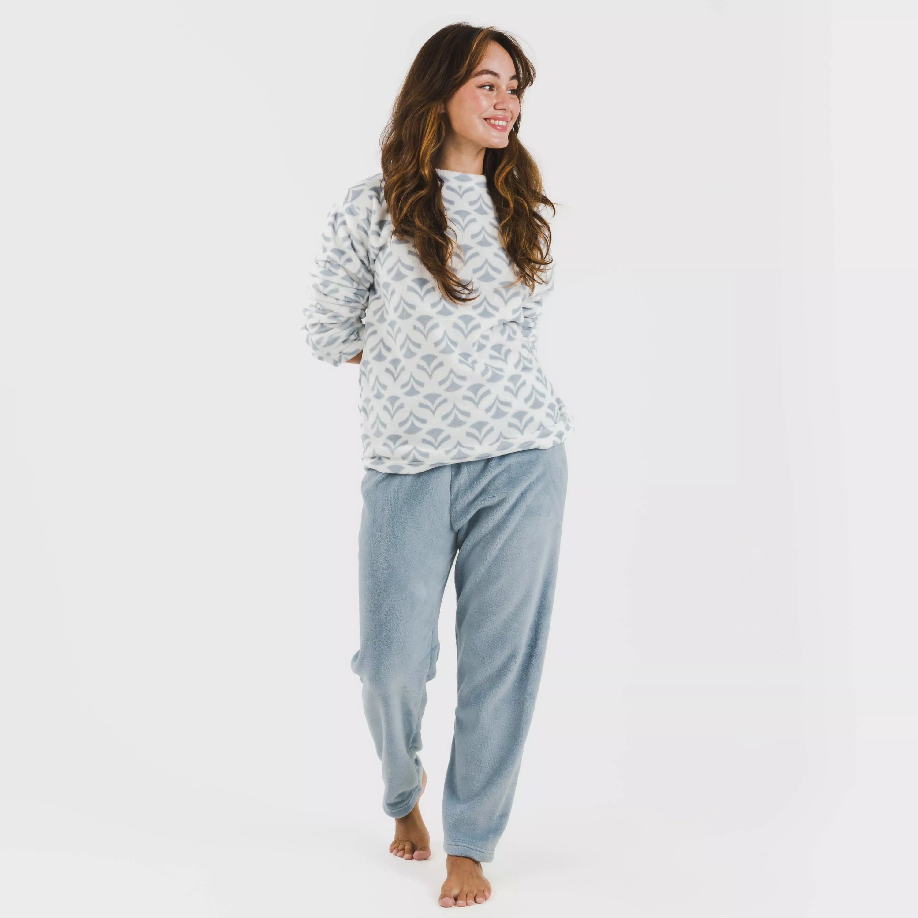 Pijama coral Etea indigo