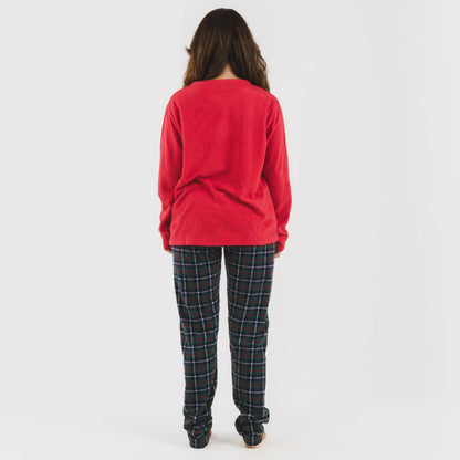 Pijama polar Eiko rojo