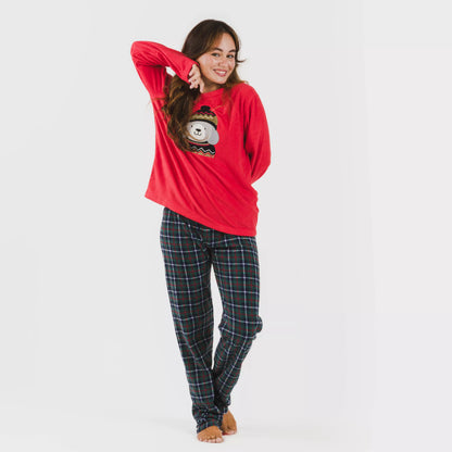 Pijama polar Eiko rojo