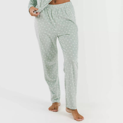 Natalie Green Tiffany pijama de veludo