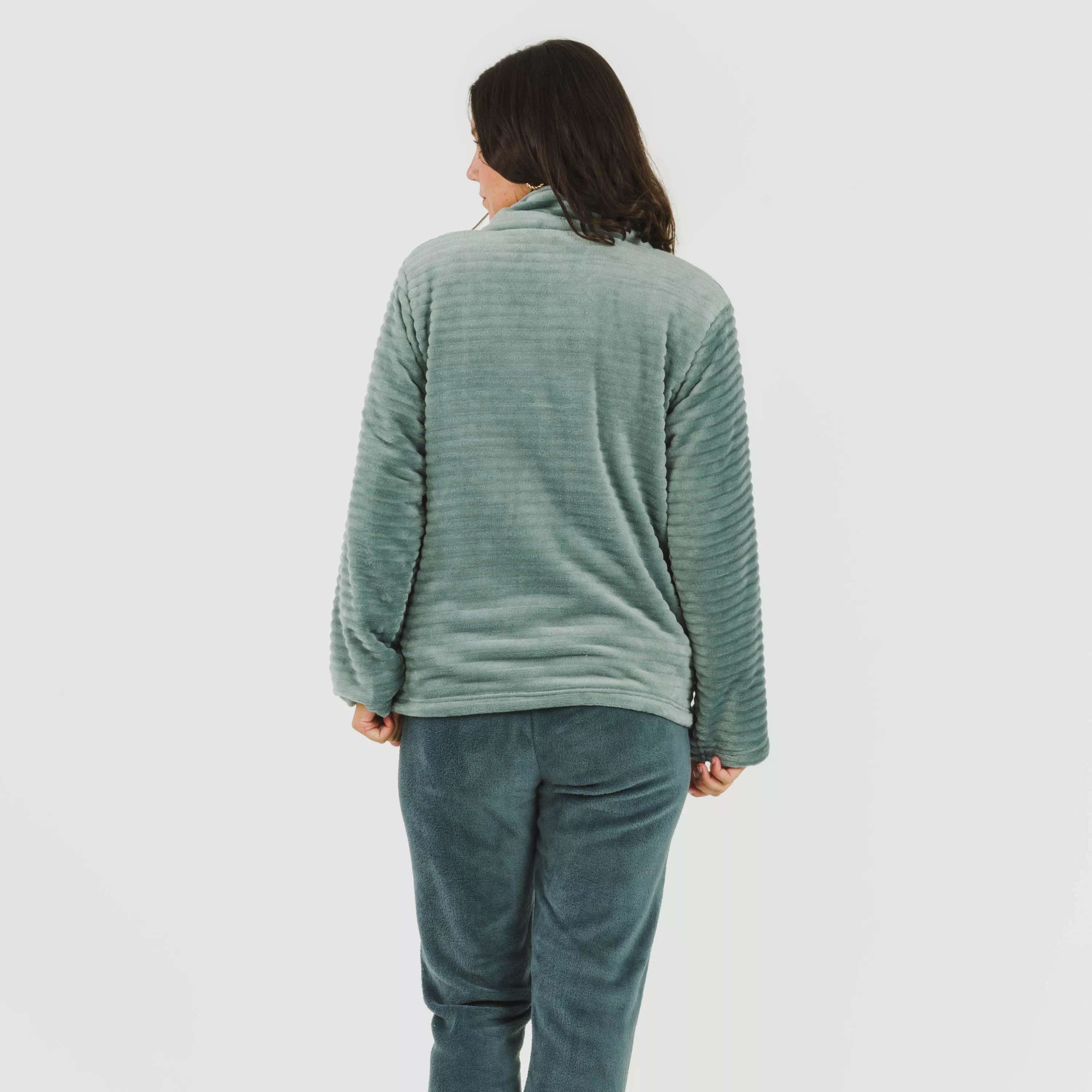 Sudadera terciopelo Raya lisa