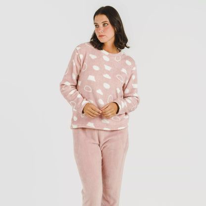 Pijama coral Papiro rosa