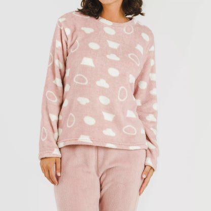 Pijama coral Papiro rosa