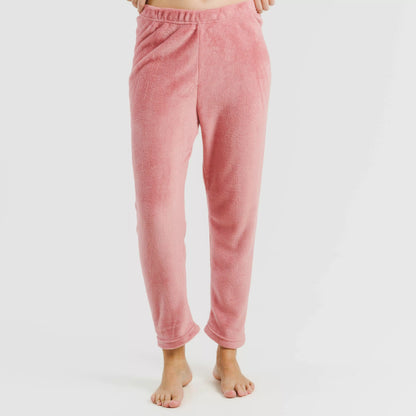 Pijama coral Etea malva