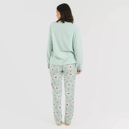 Pijama polar Nolan verde