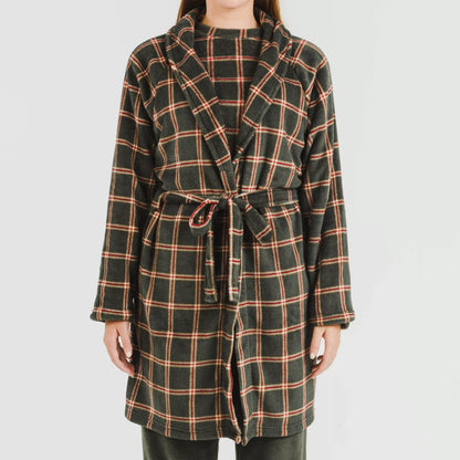 Bata coral Cuadro Nelby verde caceria