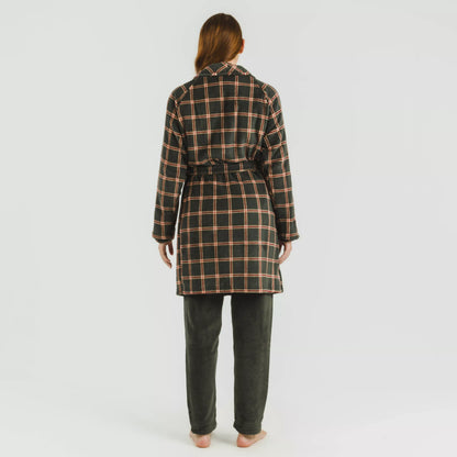 Bata coral Cuadro Nelby verde caceria