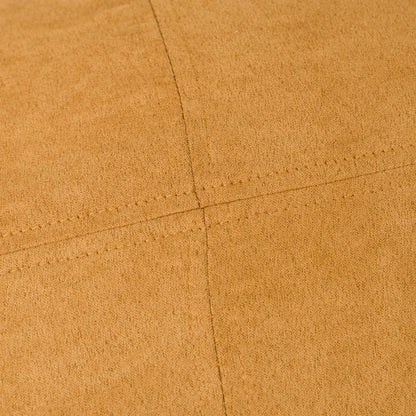 Cojín ante liso ocre