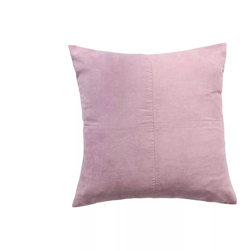 Cojín cuadrante Ante liso - funda + relleno