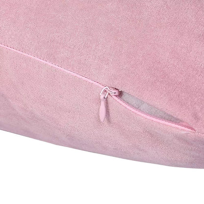 Cojín cuadrante Ante liso - funda + relleno