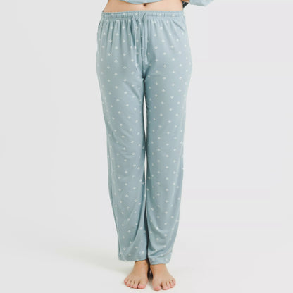 Pijama largo mujer soft Embera indigo