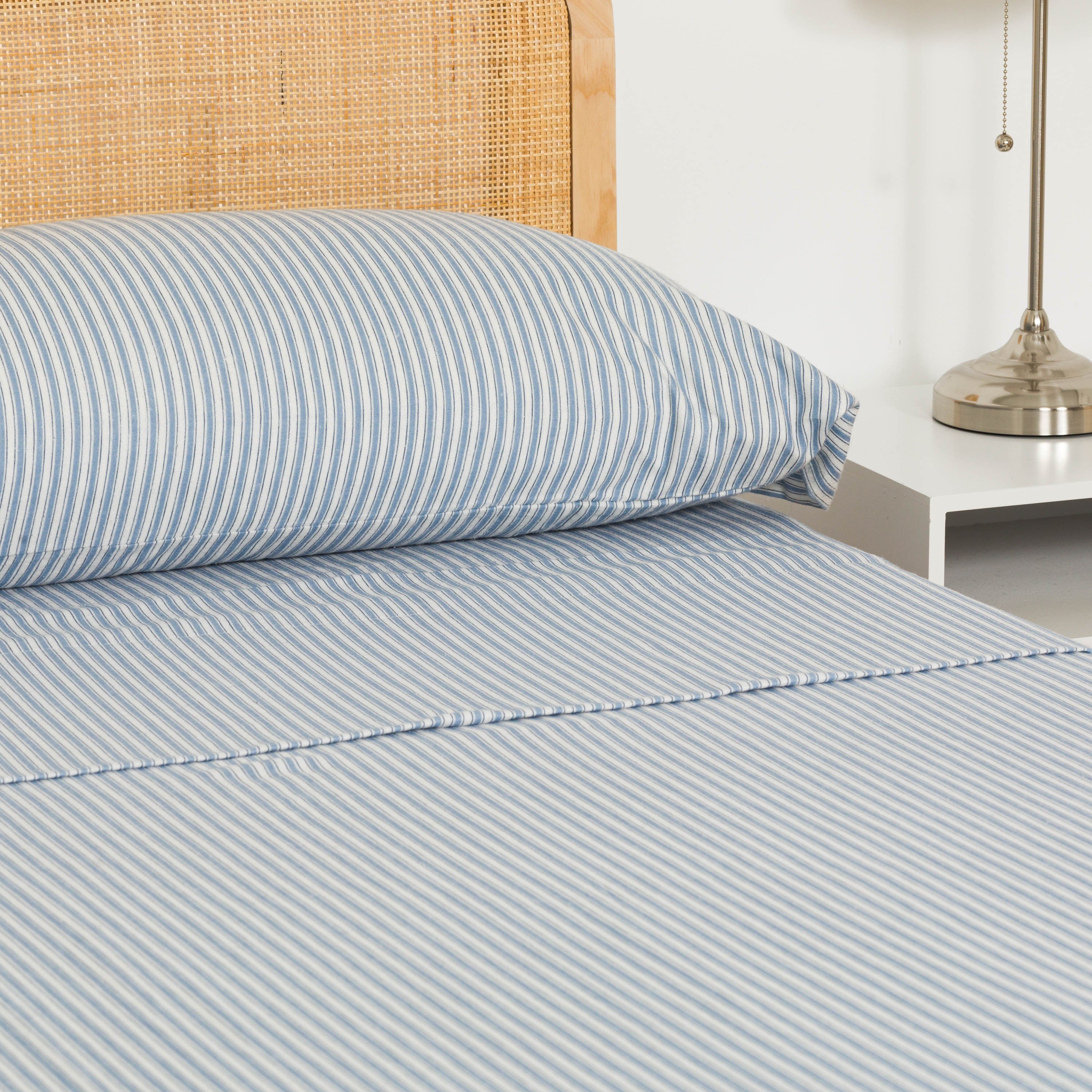 SET LENZUOLA IN FLANELLA A RIGHE FERDINAND