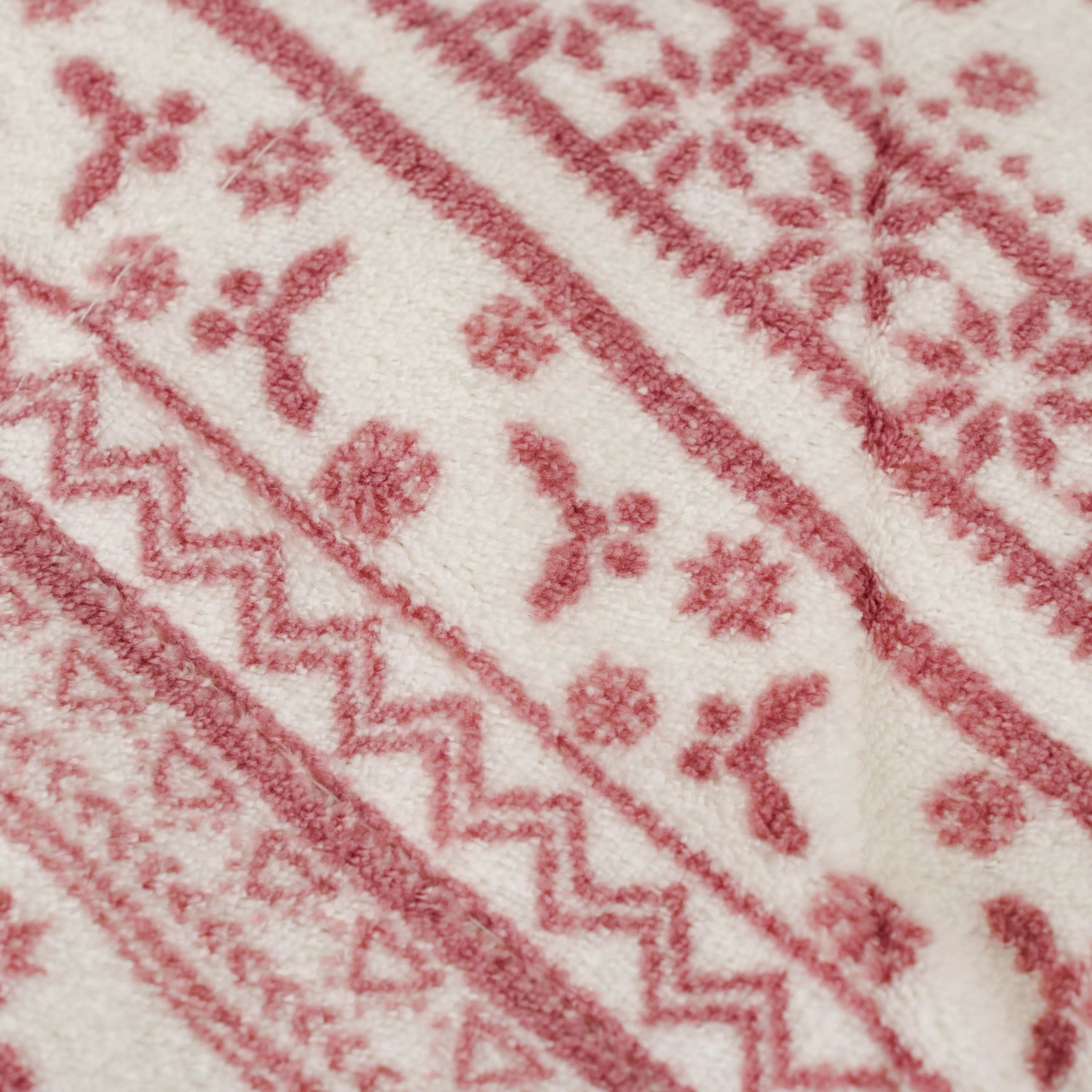 Manta sherpa Candy malva rosa