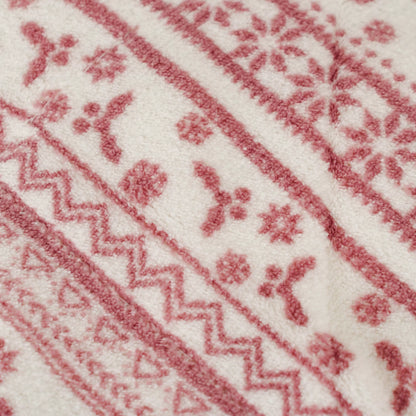 Manta sherpa Candy malva rosa