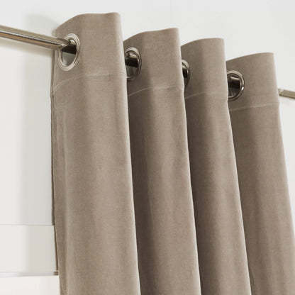 Cortina terciopelo algodón