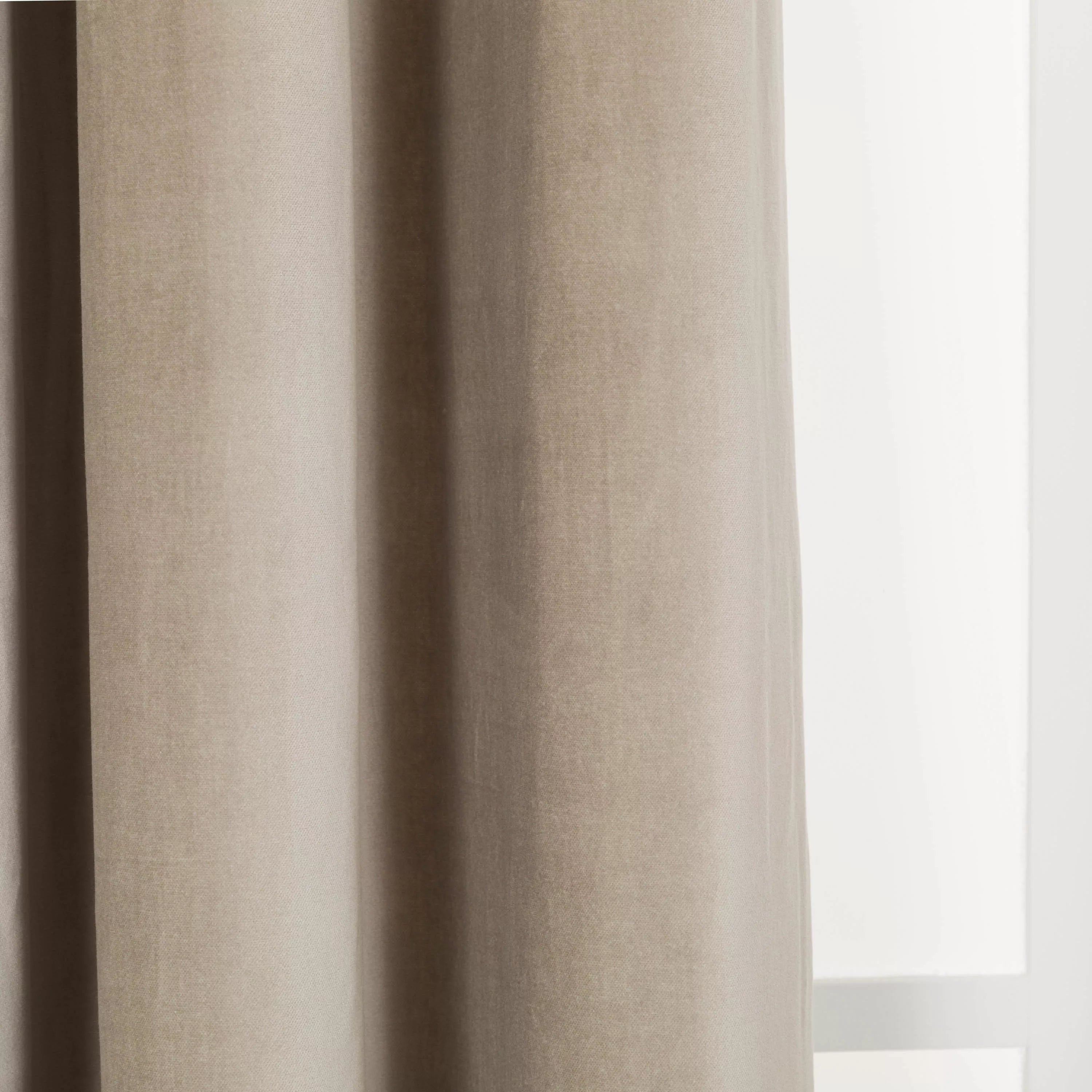 Cortina terciopelo algodón