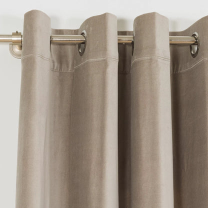 Cortina terciopelo algodón