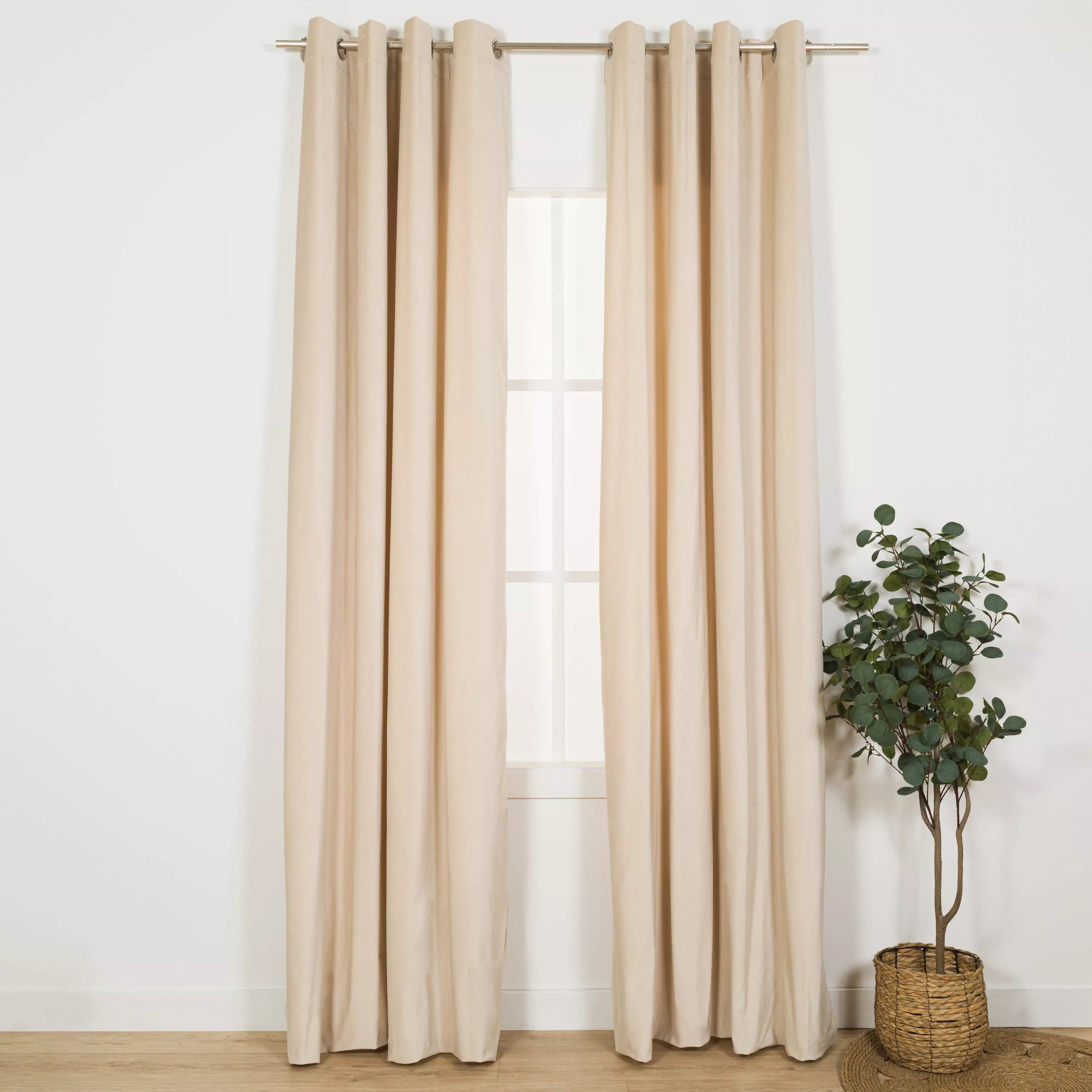 Cortina terciopelo algodón