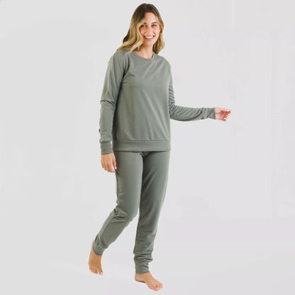 Pantalón largo basico deportivo mujer