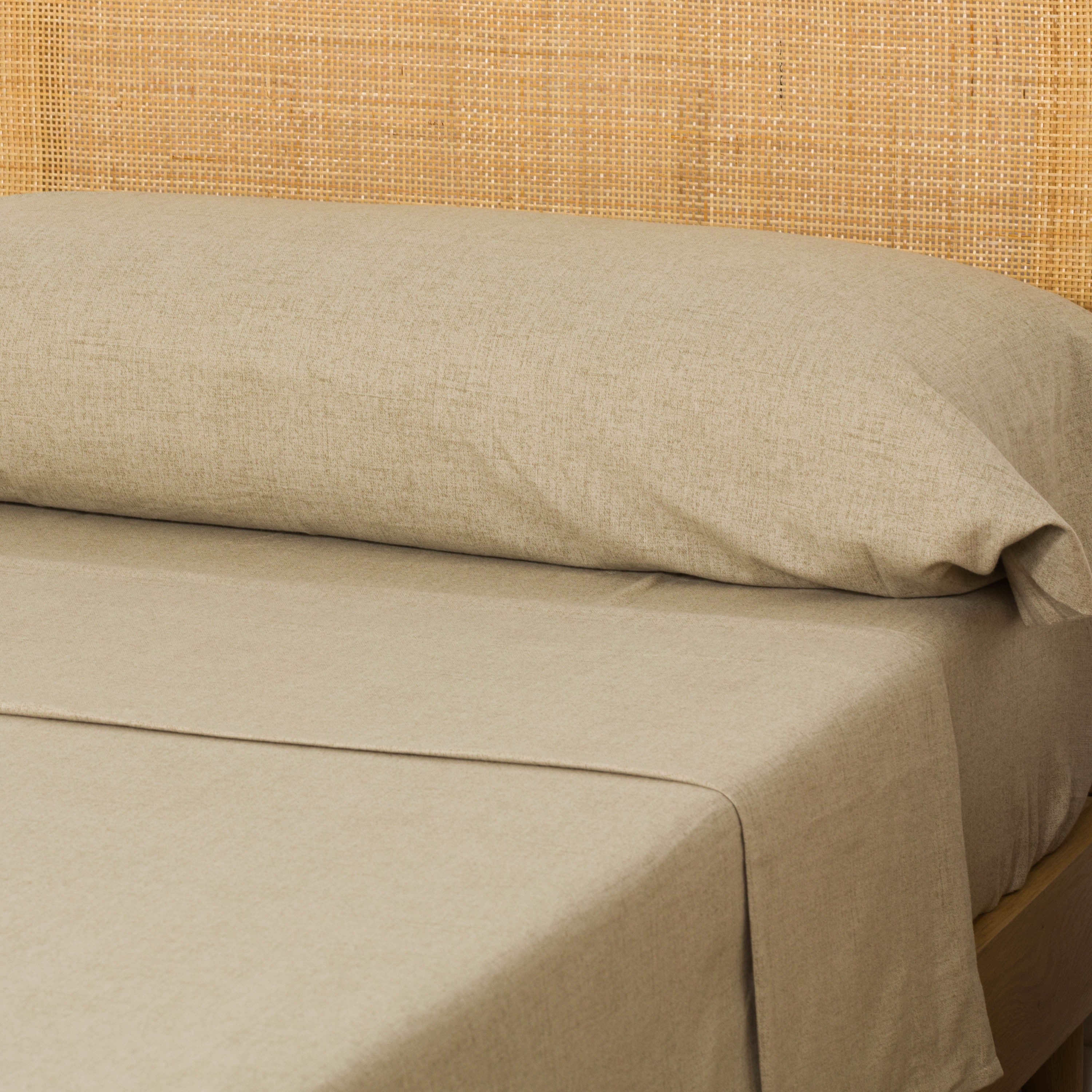 SET LENZUOLA IN FLANELLA SOLIDA