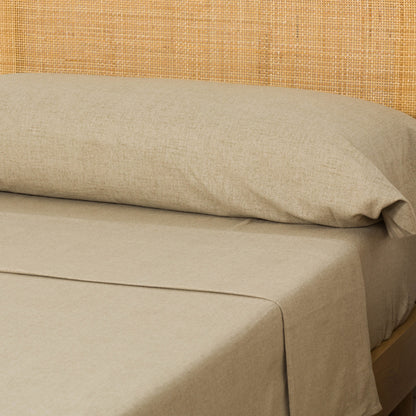 SET LENZUOLA IN FLANELLA SOLIDA