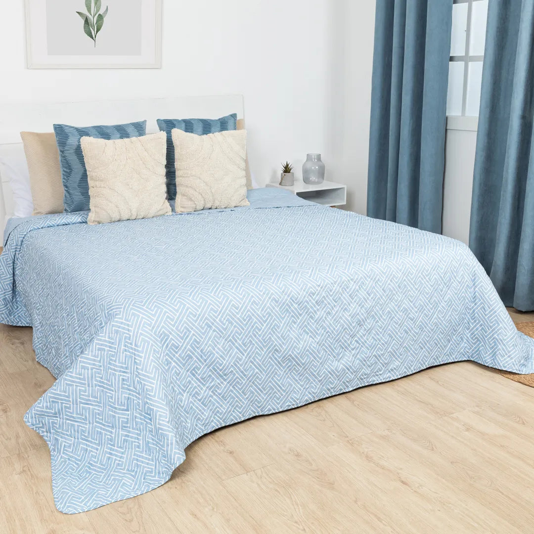 Colcha bouti Abel índigo