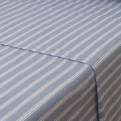 Ensemble de draps en flanelle Raya Marsella Indigo