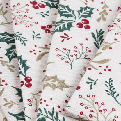 SET 4 SERVILLETES HOLLY