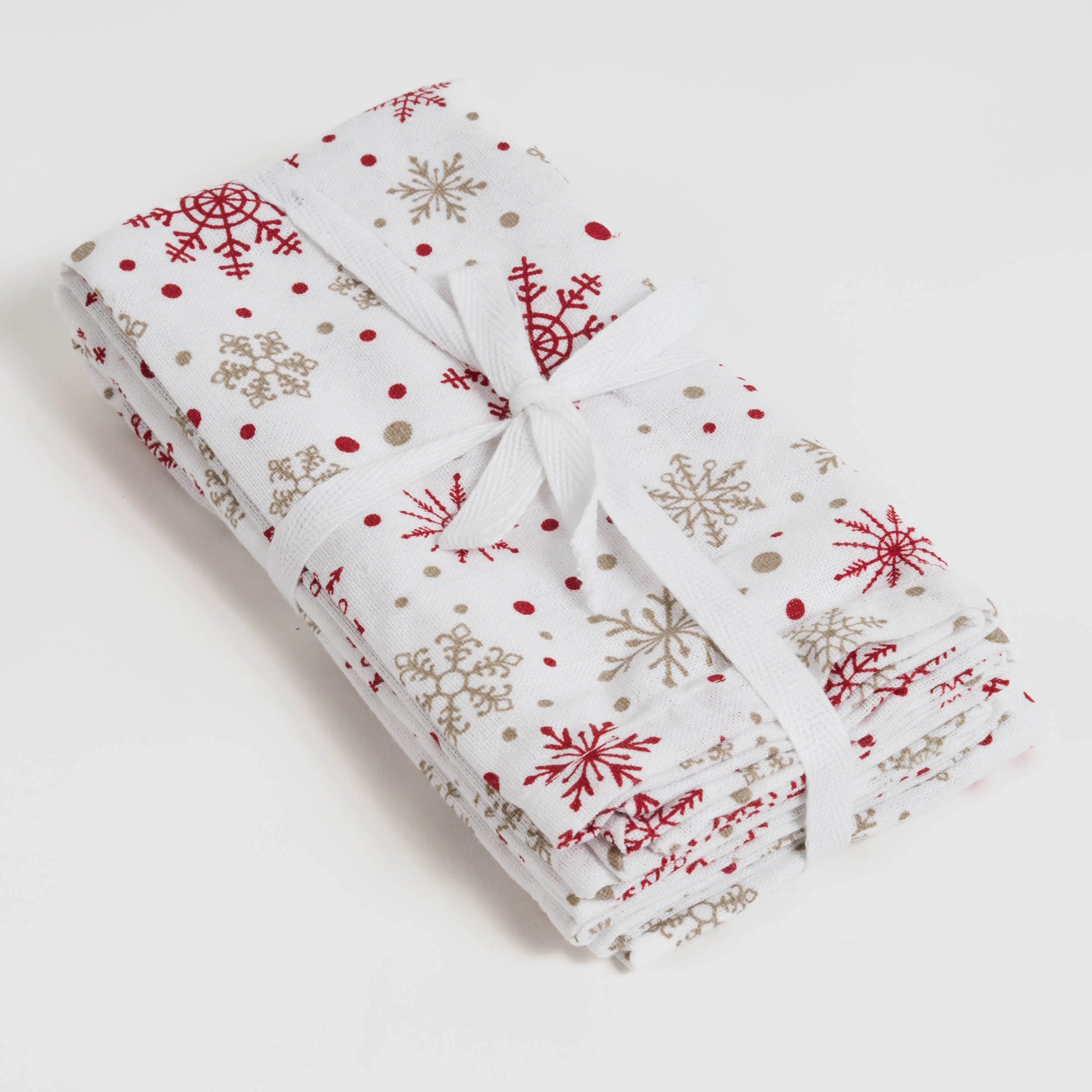 SET 4 SERVILLETES WINTER