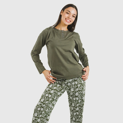 PIJAMA LLARG ALGA DONA MOZARABE