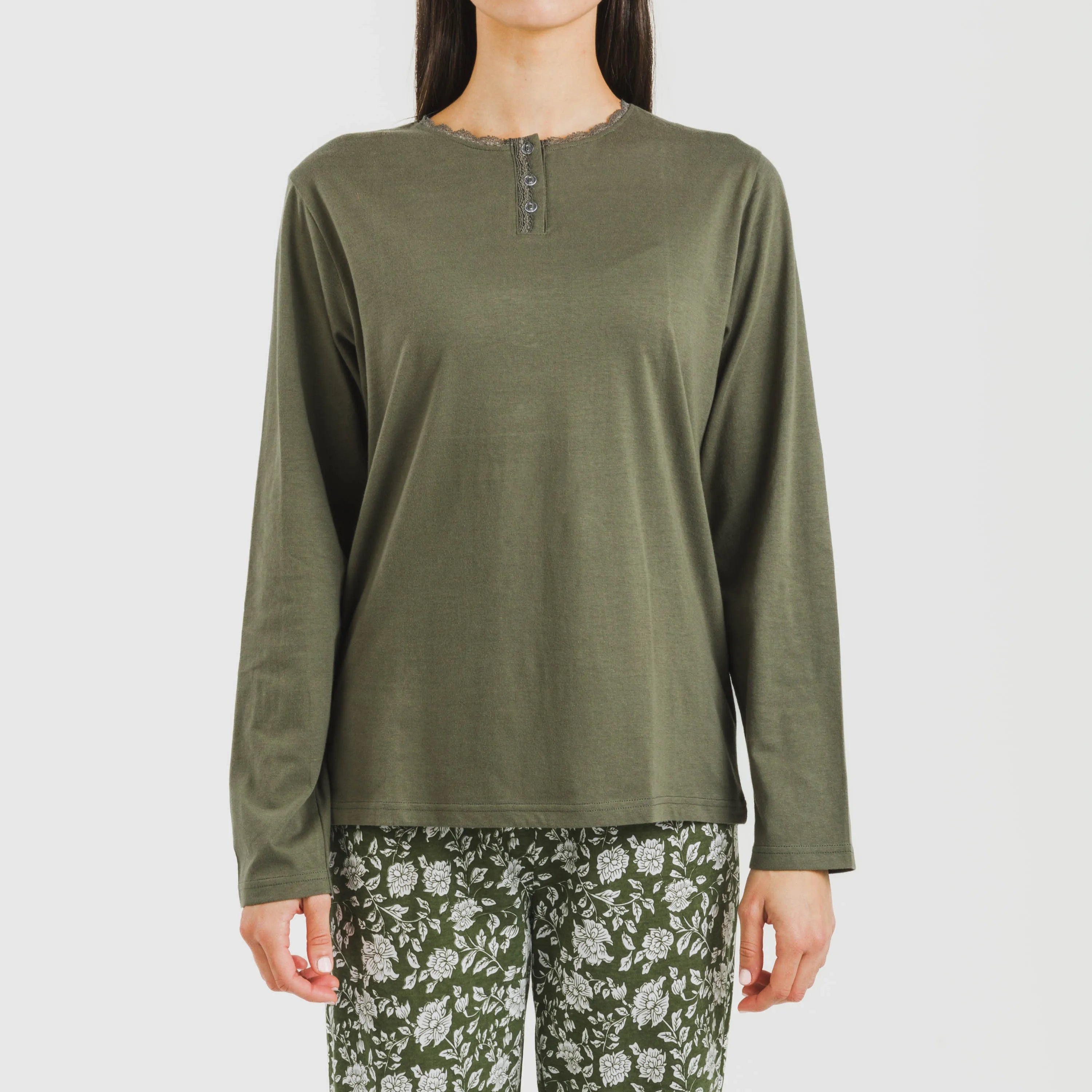 PIJAMA LLARG ALGA DONA MOZARABE