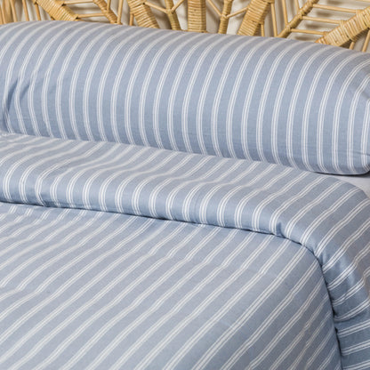 Copripiumino in flanella raya marsella blu indaco