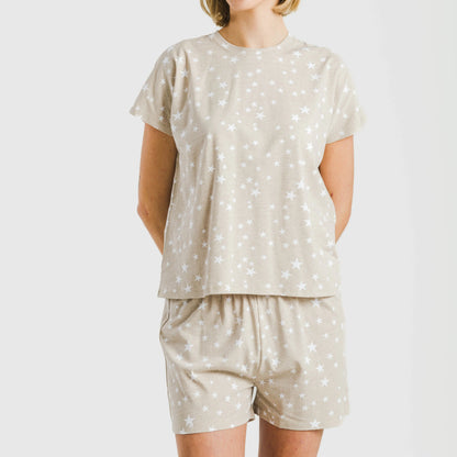 PIJAMA CRT M/FLUIDA ALG DONA ESTRELLITA