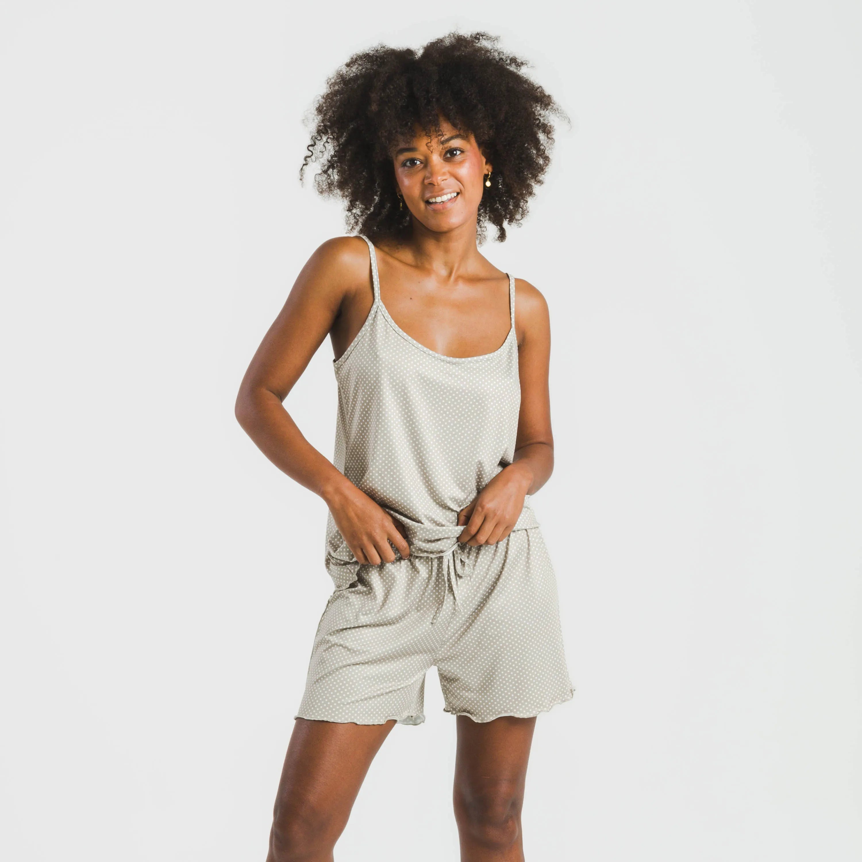 Pijama tirantes mujer soft Susanita arena