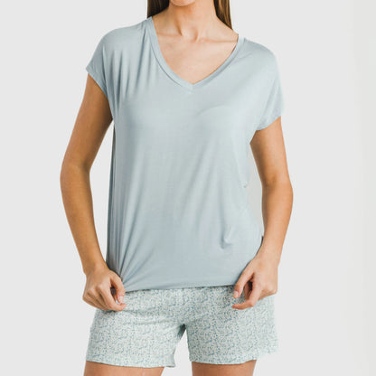 PIJAMA CTR M/FLUIDA DONA VISCOSA CRIS